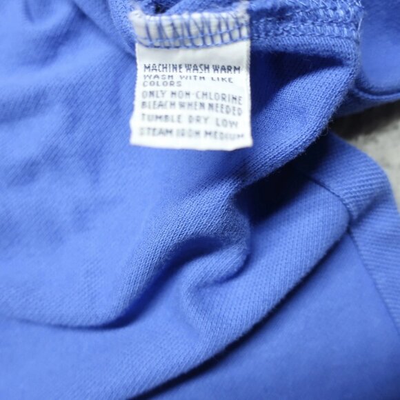 Polo Ralph Lauren Shirt Men Large Blue Polo with Pink Pony Casual Cotton - Picture 4 of 9